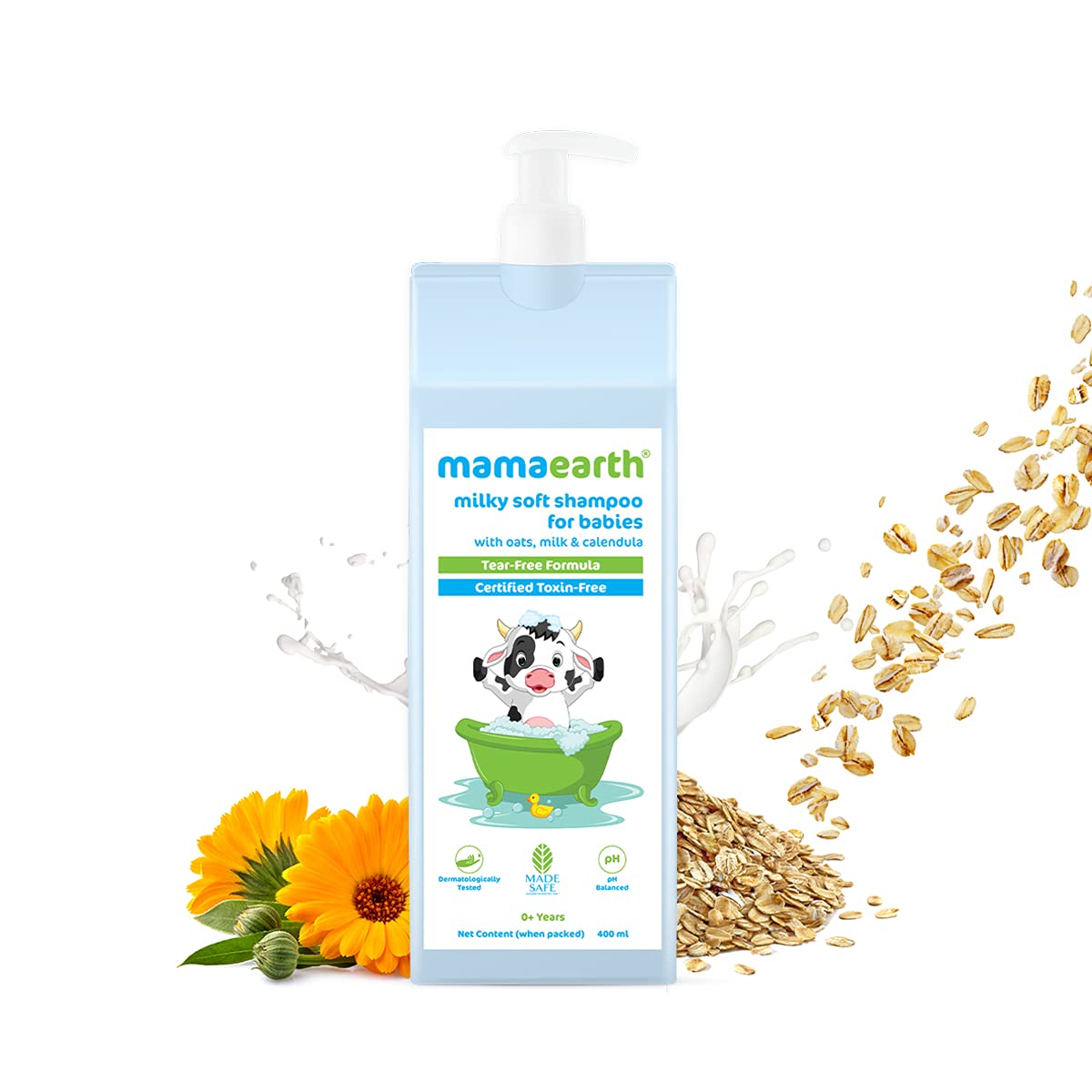 Mamaearth Milky Soft Shampoo & Mamaearth Natural Insect Repellent for Babies - PUSHMYCART
