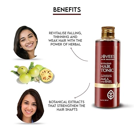 JOVEES HERBAL – Revitalizing Hair Tonic (Amla & Bael)