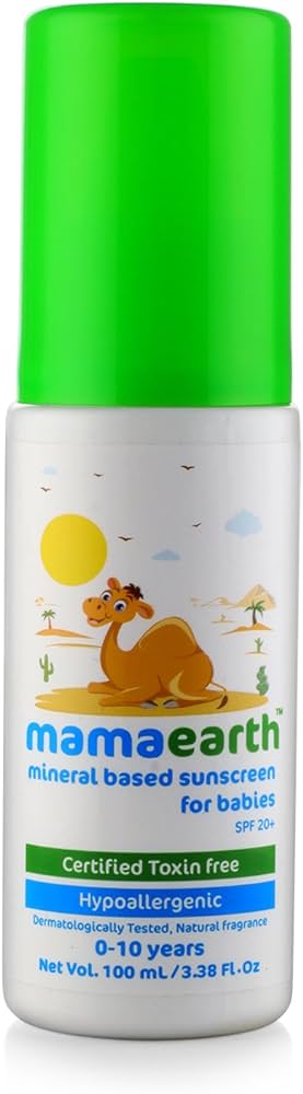 MAMAEARTH SPF 20+ Mineral Based Sunscreen Baby Lotion