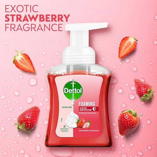 Dettol Foaming Handwash Pump - Strawberry 