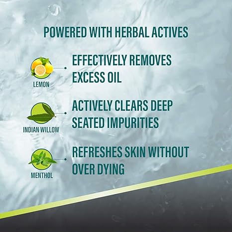 Himalaya Men Intense Oil Clear Lemon Face Wash - PUSHMYCART