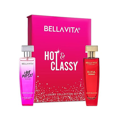 Bella Vita Luxury Hot & Classy Gift Set for Women with Hot Mess