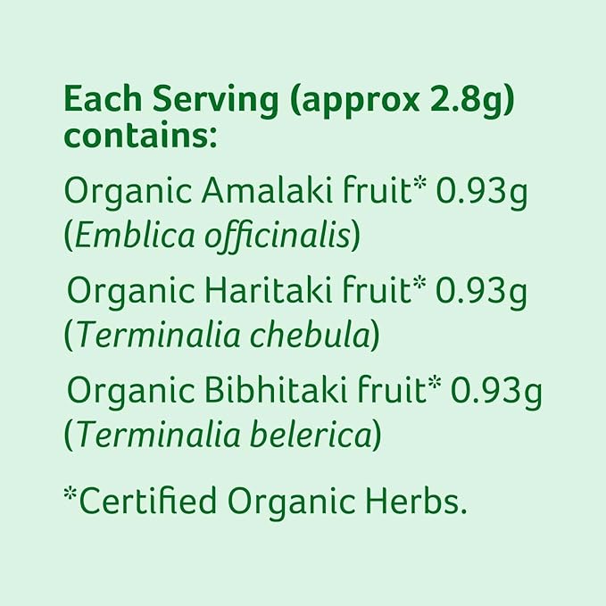 Organic India Triphala Powder box Powder - PUSHMYCART