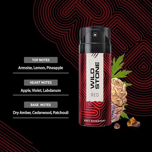 Wild Stone Red Deodorant Body Spray for Men