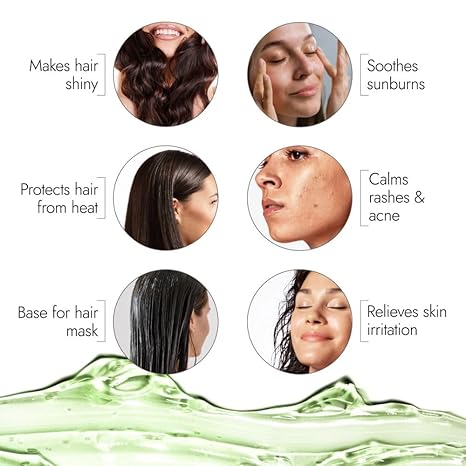 Kapiva Aloe Vera Hydrating Face Gel 500g