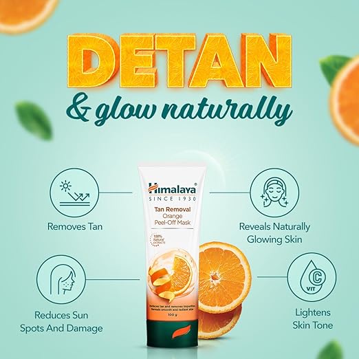 Himalaya Herbals Tan Removal Orange Peel-Off Mask