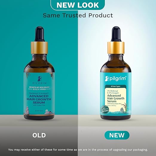 PILGRIM Redensyl 3%+Anagain 4% Advanced Hair Growth Serum