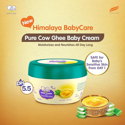 Himalaya Baby Cream with Pure Cow Ghee & pH5.5 - PUSHMYCART