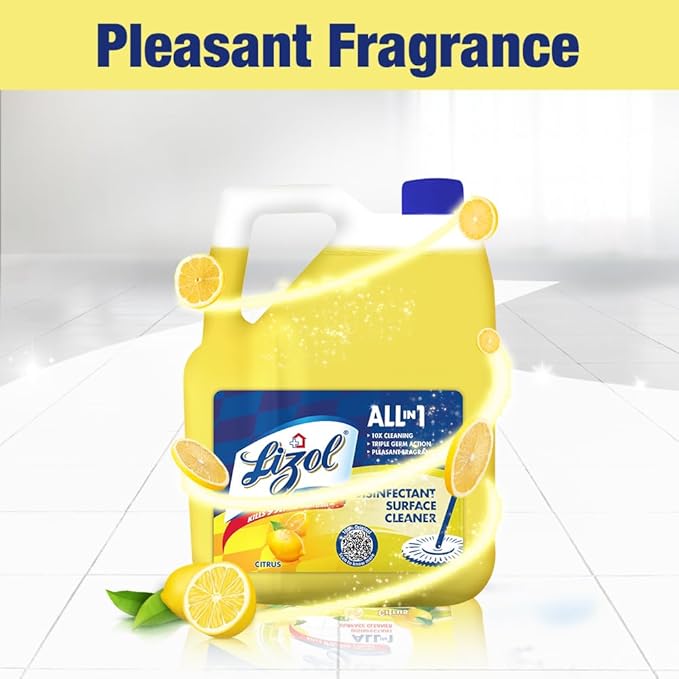 Lizol Citrus Disinfectant Surface & Floor Cleaner Liquid