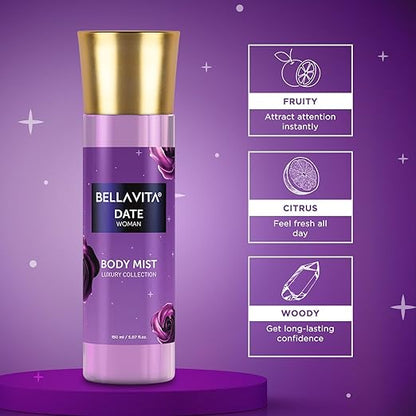 Bella Vita Luxury Date Women Body Spray Mist Perfume