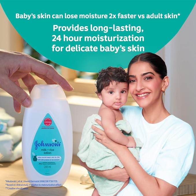 Johnson's Baby Milk and Rice Baby Lotion