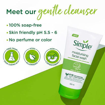 SIMPLE – Moisturising Face Wash