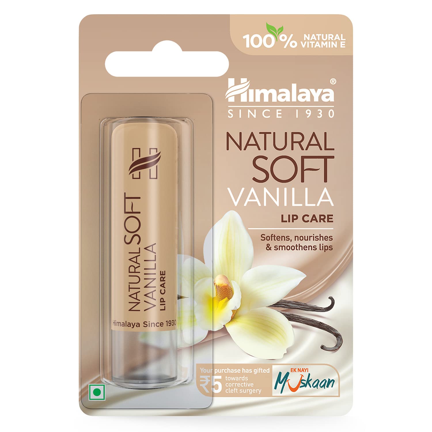 Himalaya Herbals Natural Soft Vanilla Lip Care