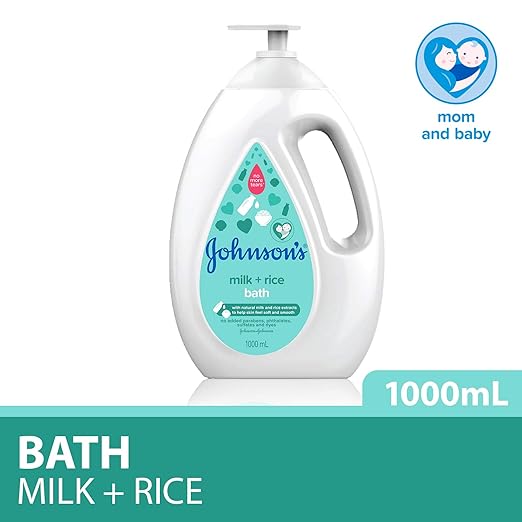 Johnsons' Baby Milk + Rice Bath