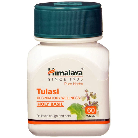 Himalaya Wellness Pure Herbs Tulasi Respiratory Wellness - 60 Tablets