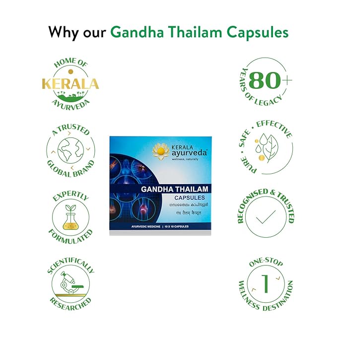 Kerala Ayurveda Gandha Thailam Capsules