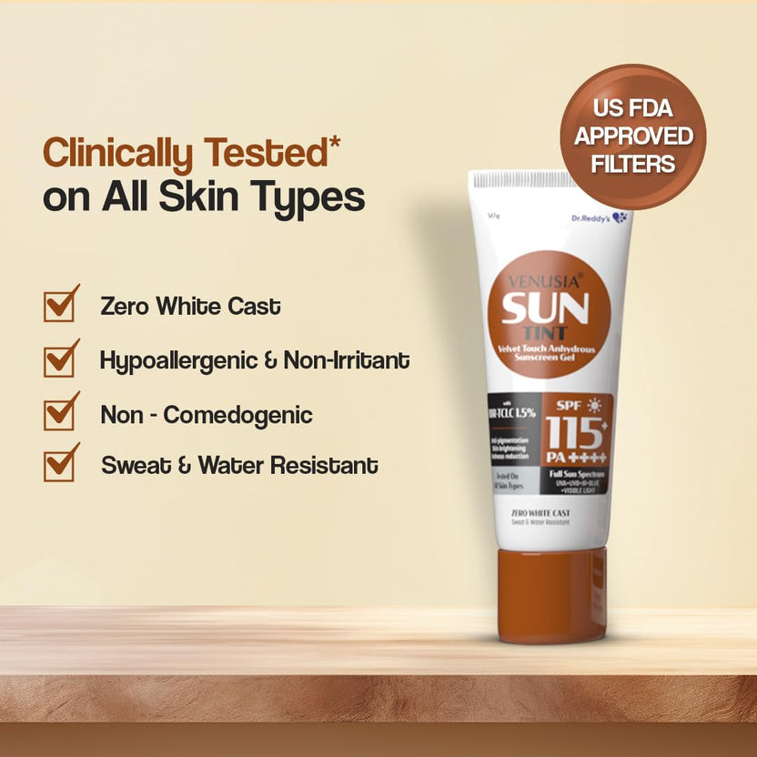Venusia-Tinted-sunscreen-SPF115I-Full-spectrum-protection