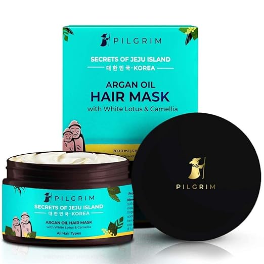 Pilgrim Korean Argan Oil Hair Mask With White Lotus And Camellia