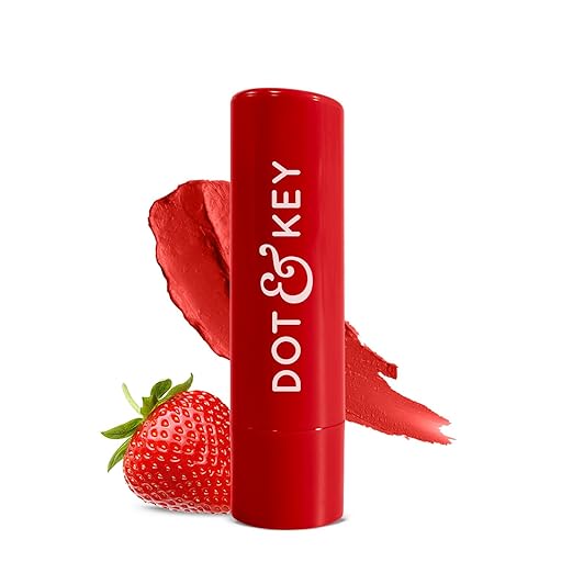 Dot & Key Barrier Repair Hydrating Lip Balm Spf 50- Strawberry Red