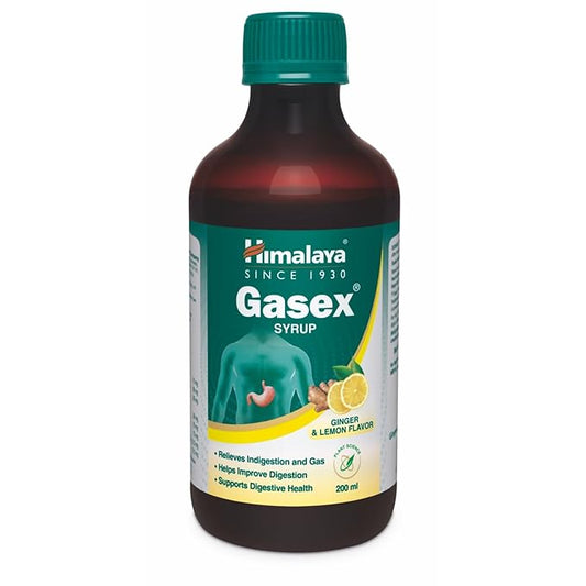 Himalaya Gasex (Ginger Lemon Flavor) Syrup Lemon Ginger Pack of 2