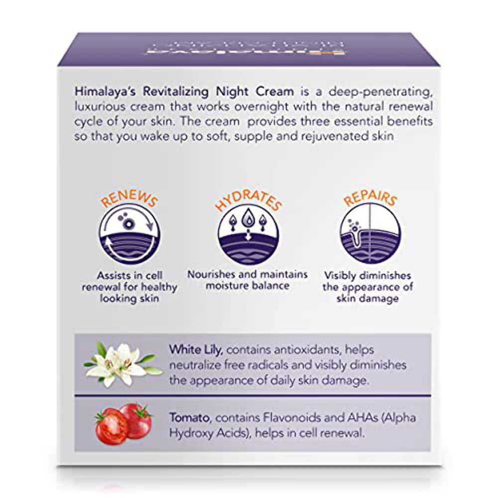 Himalaya Revitalizing Night Cream - PUSHMYCART
