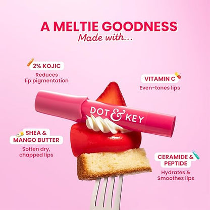 Dot & Key Meltie Lip Balm Spf 50+ Pa+++ Strawberry Glaze