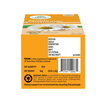 A TATA Product - Organic India Simply Chamomile