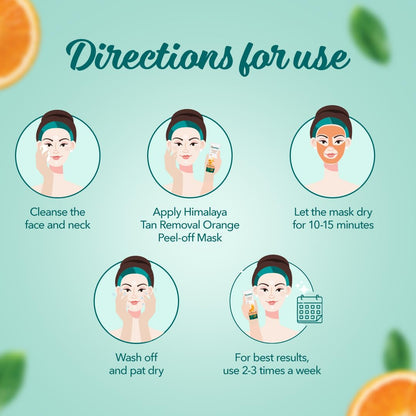Himalaya Herbals Tan Removal Orange Peel-Off Mask