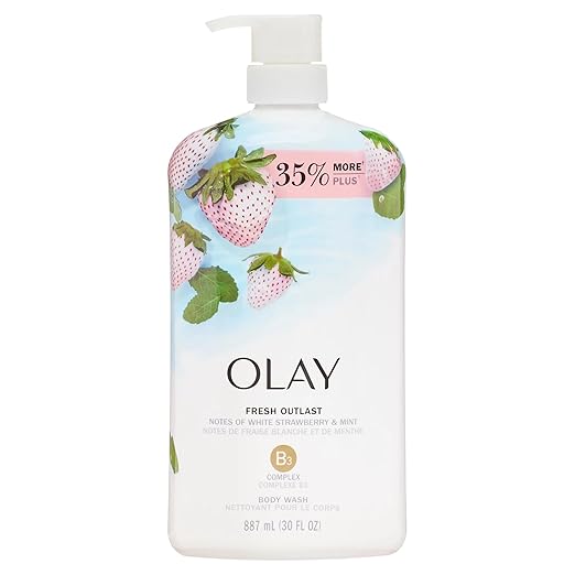 Olay Fresh Outlast White Strawberry & Mint Scent Body Wash