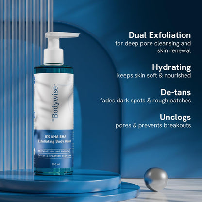 Be Bodywise 5% AHA BHA Exfoliating Body Wash 250ml