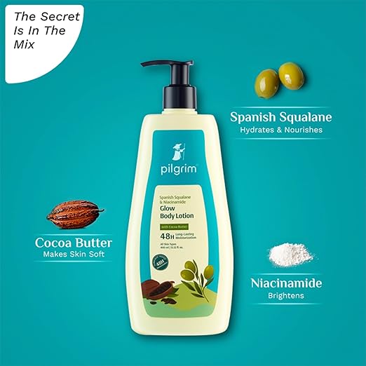 Spanish Squalane & Niacinamide Glow Body Lotion With Cocoa Butte