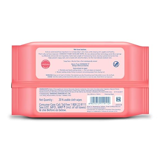 Johnson's Baby Wet Wipes 