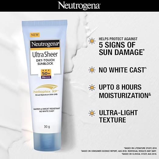 Neutrogena Ultra Sheer Sunscreen SPF 50+