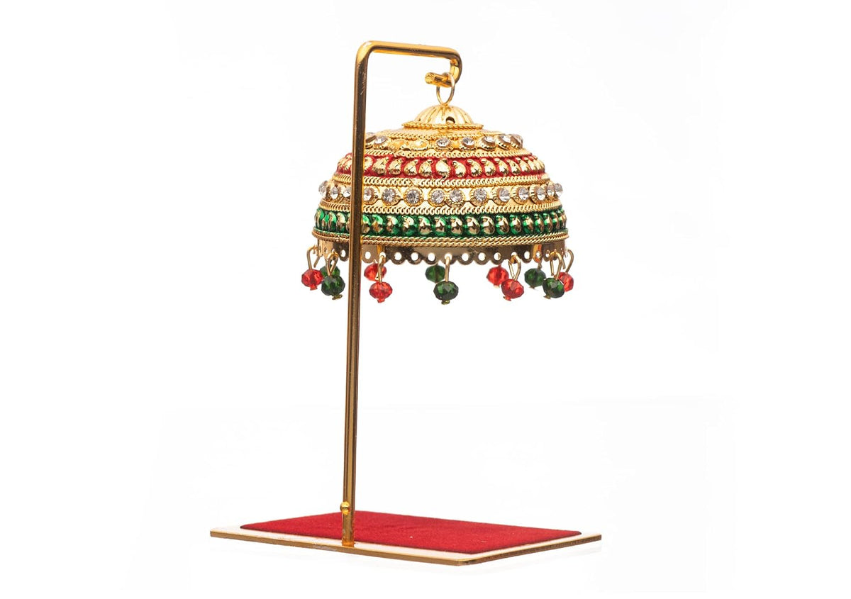Metal Chhatra with Hanging Crystals M 99