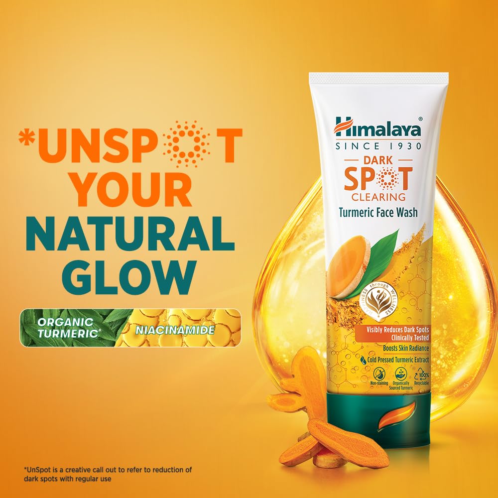 Himalaya Dark Spot Clearing Turmeric Face Wash