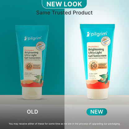 Pilgrim 5% Vitamin C Brightening Ultra Light Gel Sunscreen SPF 60 PA++++