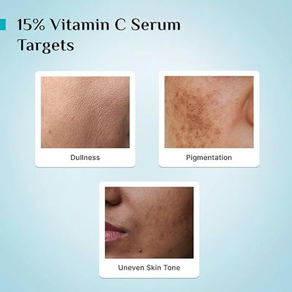 Pilgrim 15% Vitamin C Serum 20ml For Glowing Skin