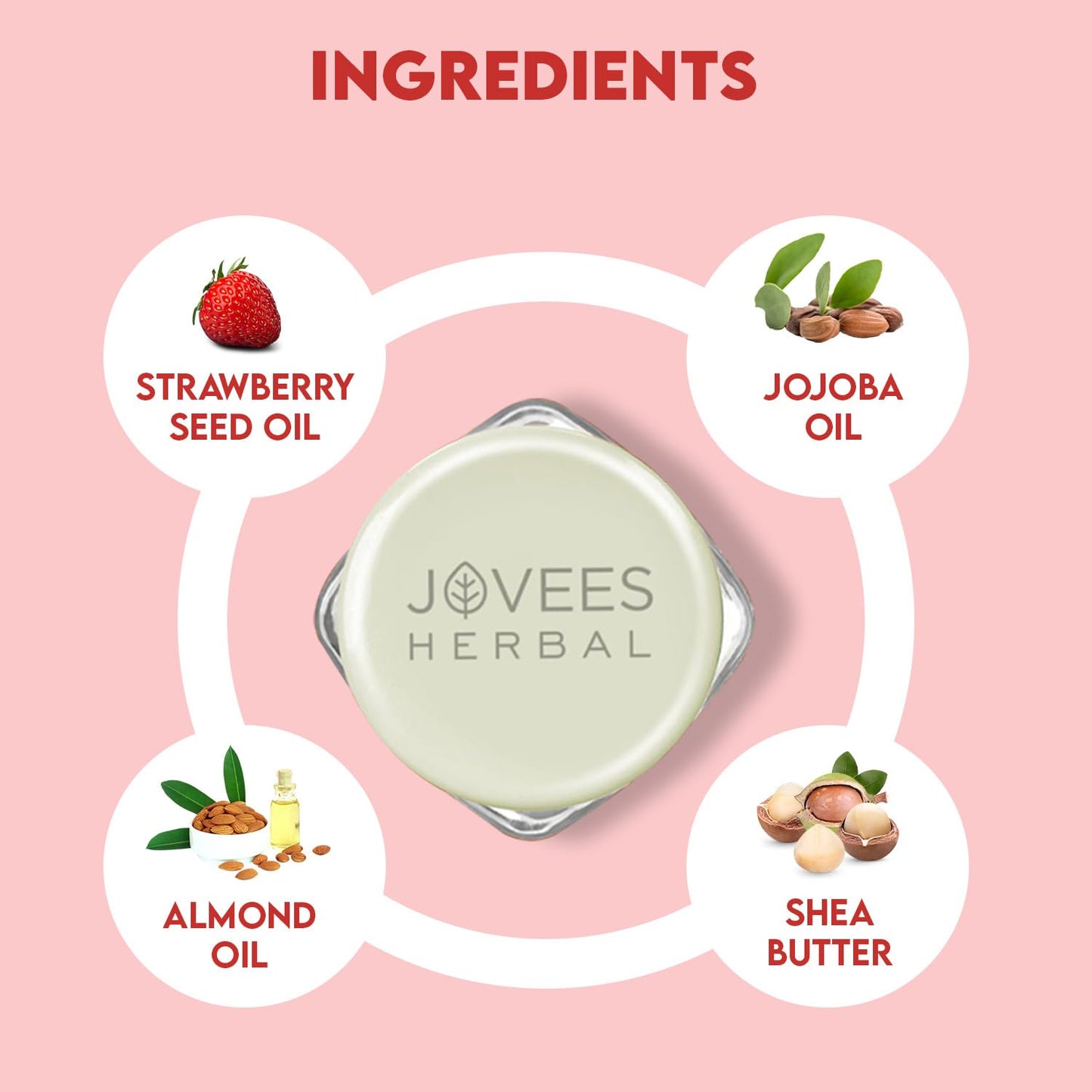 Jovees Strawberry Moisture Surge Lip Balm