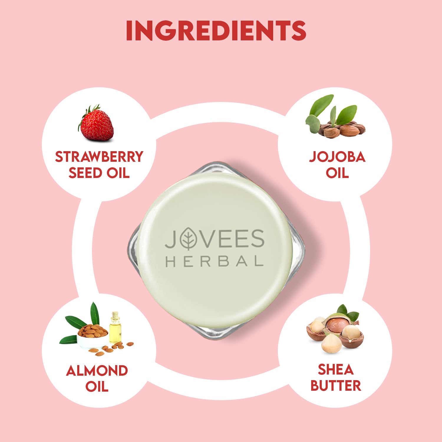 Jovees Strawberry Moisture Surge Lip Balm