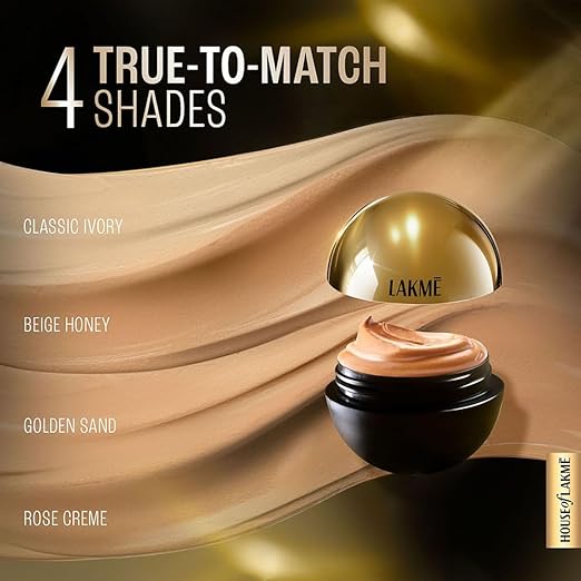 LAKMÉ Xtraordin Airy Mattreal For All Skin Matte Medium Coverage Mousse Gold Med