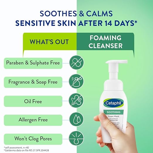 Cetaphil Soothing Foam Face Wash