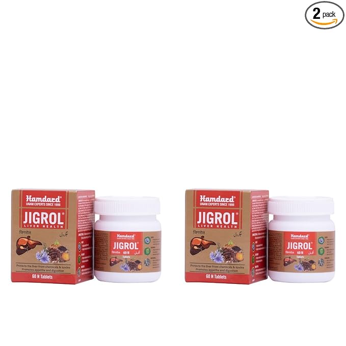 Hamdard Jigrol Liver Health Tablet (60 Each)