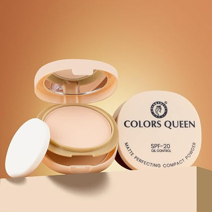 Colors-Queen-Matte-Perfecting-2-in-1-Compact-Powder