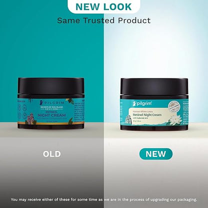 Pilgrim Rerinol Night Cream with Vitamin C & Hyaluronic Acid