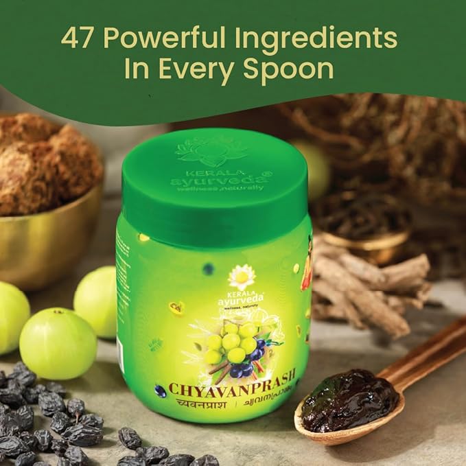 Kerala Ayurveda Chyawanprash with Wild Amla, Giloy, Ashwagandha, Shatavari & Jaggery