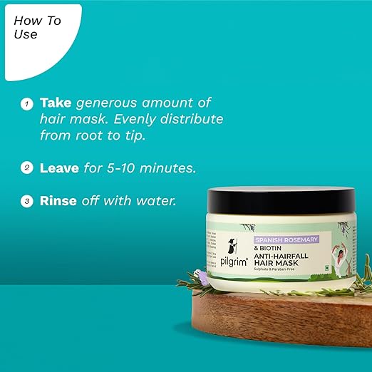 Pilgrim Spanish Rosemary Anti Hairfall Hair Mask