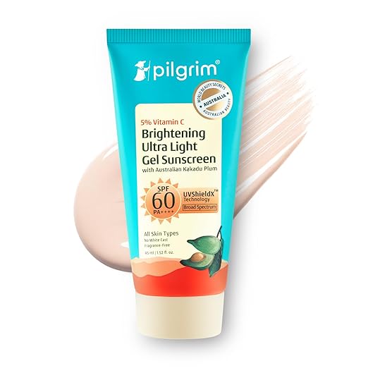 Pilgrim 5% Vitamin C Brightening Ultra Light Gel Sunscreen SPF 60 PA++++