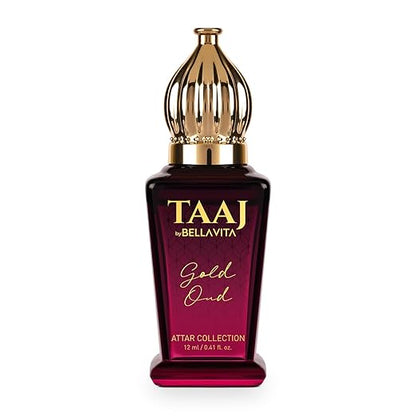 Bella Vita Luxury TAAJ Gold Oud Attar with Caramel