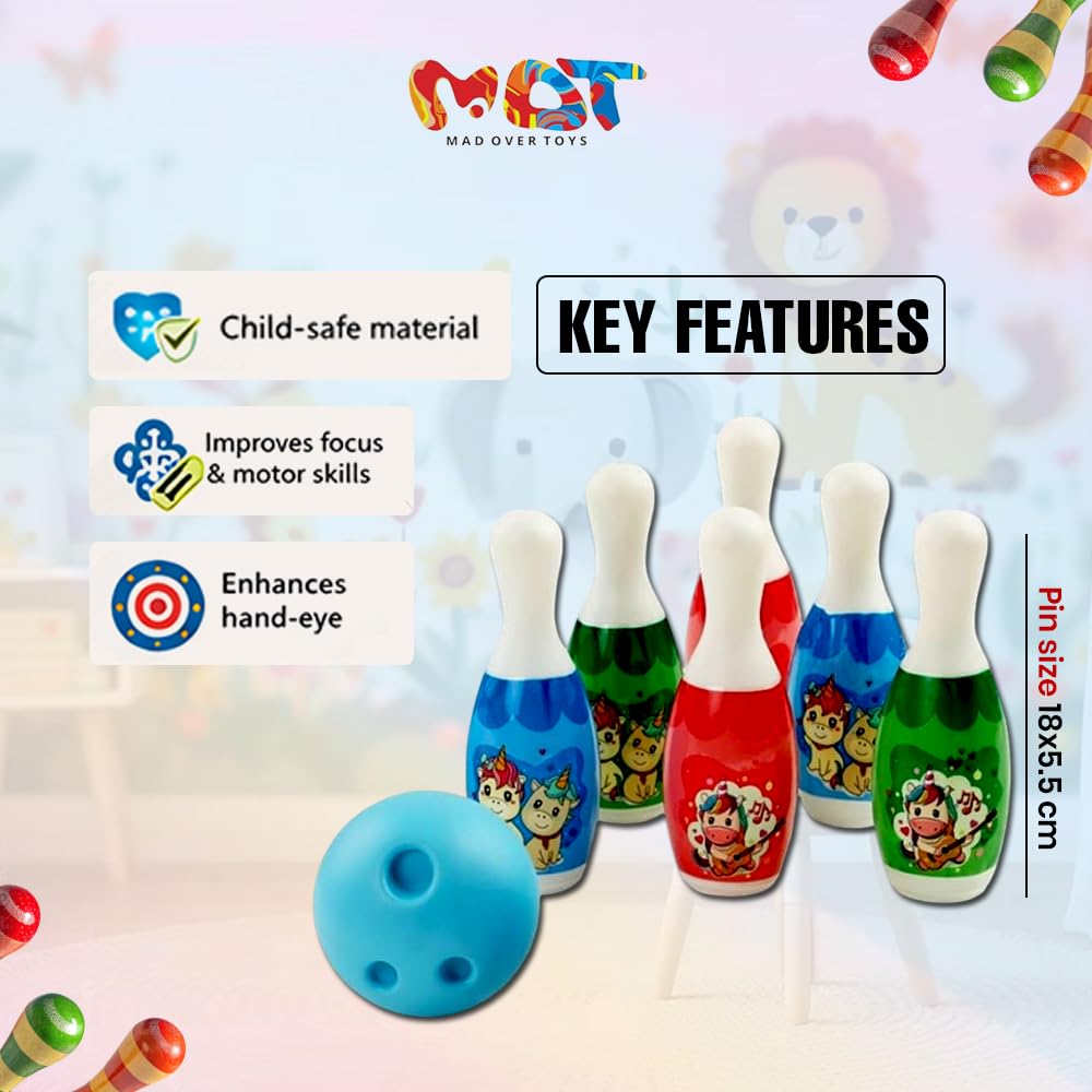 Mad Over Toys Mini Bowling Game Set