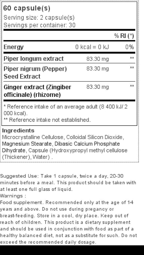 Himalaya Wellness Pure Herbs Trikatu Digestive Wellness 60Tabs - PUSHMYCART